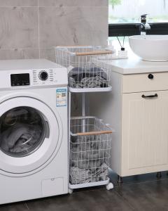 Wholesale Two Layers Galvanized 960mm Height Steel Laundry Basket from china suppliers