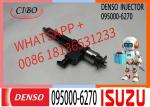 Common Rail DENSO Fuel Injector 095000-6270 095000-6274 For Diesel ISUZU 6UZ1 8
