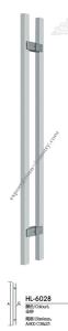 Wholesale Stainless steel door handle HL6028, dia38 X 25 X 800 from china suppliers