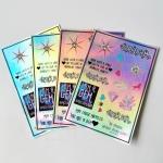 Holographic Vinyl Tamper Seal Stickers