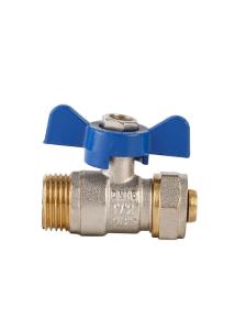 Wholesale Nontoxic Forged Tee Handle Ball Valve , Multi Scene High Temperature Ball Valves from china suppliers
