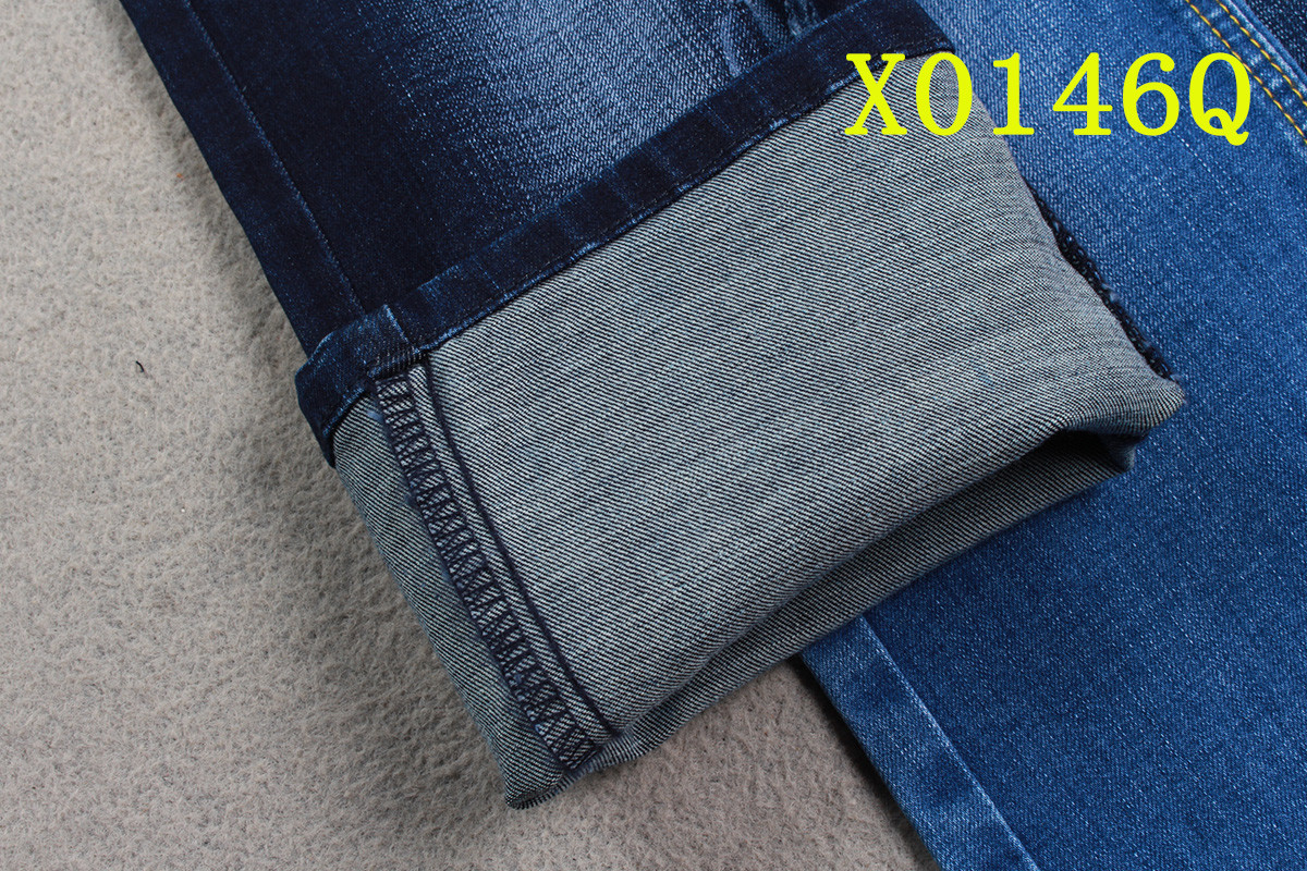 9.7Oz Denim Spandex Fabric Medium Spandex Denim Material Cotton Polyester