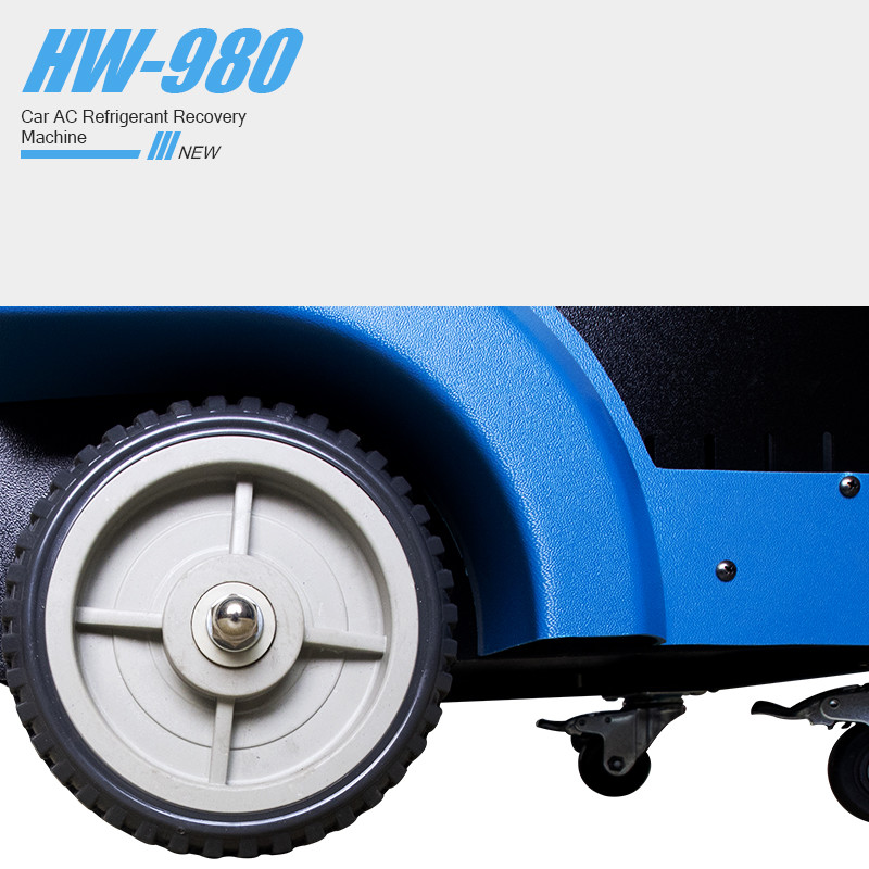 R134a Huawei 980 Automotive AC Recovery Machine 750W 5.4m3/H