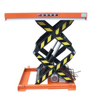 Wholesale 1000kgs Hydraulic Scissor Lift Table Orange Heavy Duty Scissor Lift from china suppliers