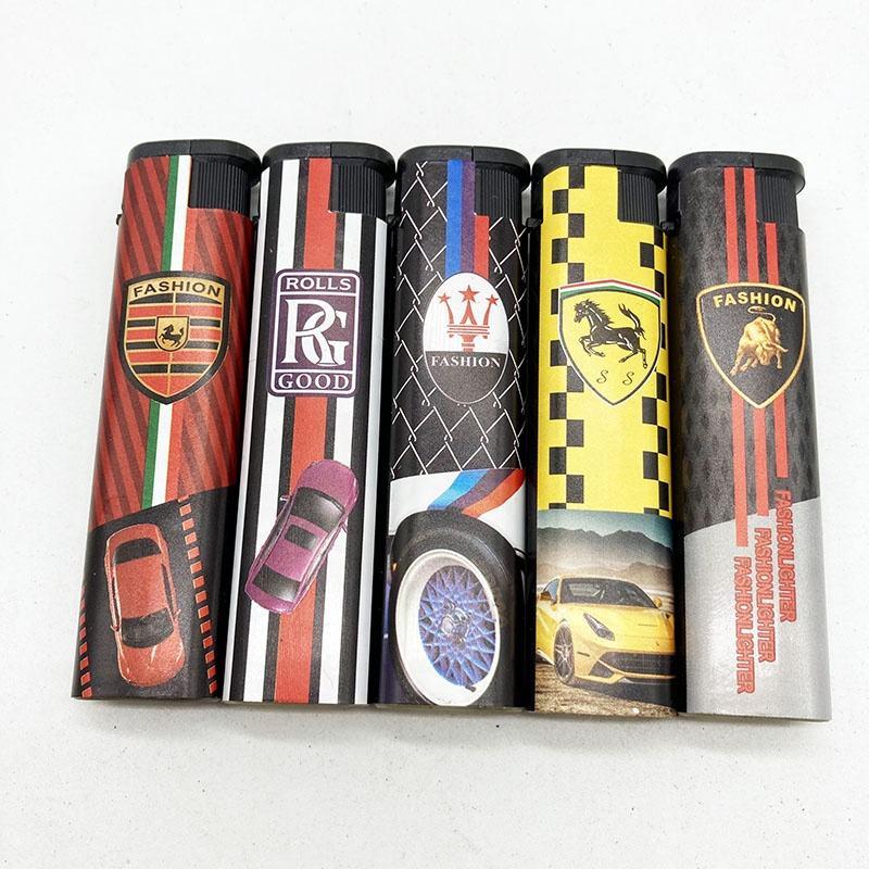 Five Colors Disposable Refillable Windproof Lighter Wholesale Encendedor with The Cheapest Price Portable Plastic Lighter