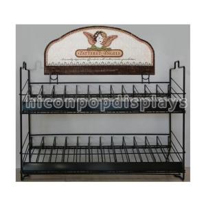 Wholesale Sturdy Wire Frame Cosmetic Display Stand Custom 144 Bottles Nail Polish Display Stand from china suppliers
