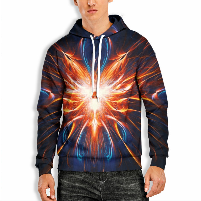 Breathable Adults Oversized Cotton Sweatshirt , Embroidery Logo Hoodies
