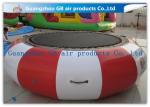 Interesting Round Inflatable Water Game , Inflatable Trampoline For Water