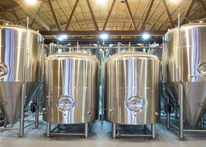 Wholesale 7BBL Bright Beer Tank SS304 Fabricated With 2mm Thickness Dimple Plate Jacket from china suppliers
