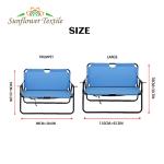 98x59cm Oxford Cloth Folding Camping Chair Double Chair Camping