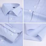 Long-sleeved Slim Business Dress Shirt Free Professional Fairly Used Glossy for