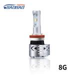8G 50w 6000Lumen CREE-XHP50 Car led headlight