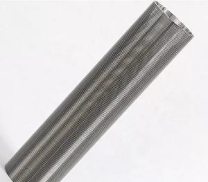 Wholesale Stainless Steel 316 Wedge Wire Screen Filter Pipe Johnson Tube Mining Filtration from china suppliers