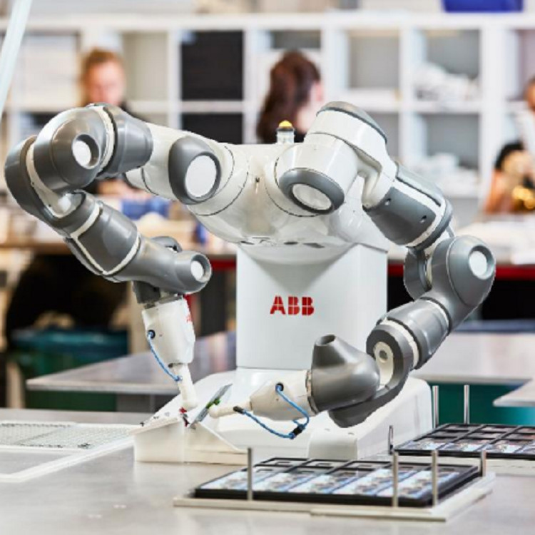 Table Mounting Robotic Welding Arm / Industrial Welding Robots 14 Axis Integrated Controller