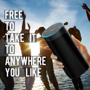 Wholesale Wireless Voice Controlled Smart WIFI Speaker Black Or Customized Color from china suppliers
