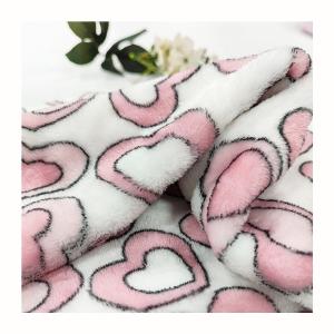 Wholesale 128X68 Flannel Fleece Ployester Fabric Knitted Anti Static 300GSM from china suppliers