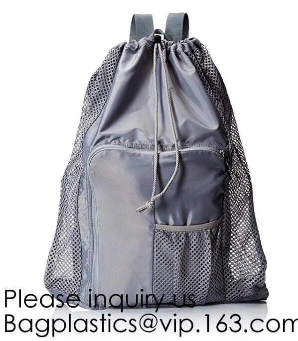 Multicolor Drawstring Backpack Bags Sports Cinch Sack String Backpack Storage Bags For Gym Traveling Backpack Drawstring