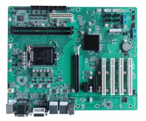 China 2 LAN 10 COM Industrial ATX Motherboard ATX-B75AH2AC PCH B75 VGA DVI on sale