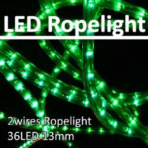 Wholesale 12V/24V/110V/230V 2 wires 13mm round 36 LED/m LED flexible rope light IP44 waterproofed from china suppliers