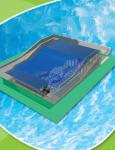 Attraction Flowrider Water Ride , Waterproof Single Rider Wave Skid Board