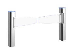 Wholesale 100W Plexiglass Optical Swing Turnstile Gate 30person/Min from china suppliers