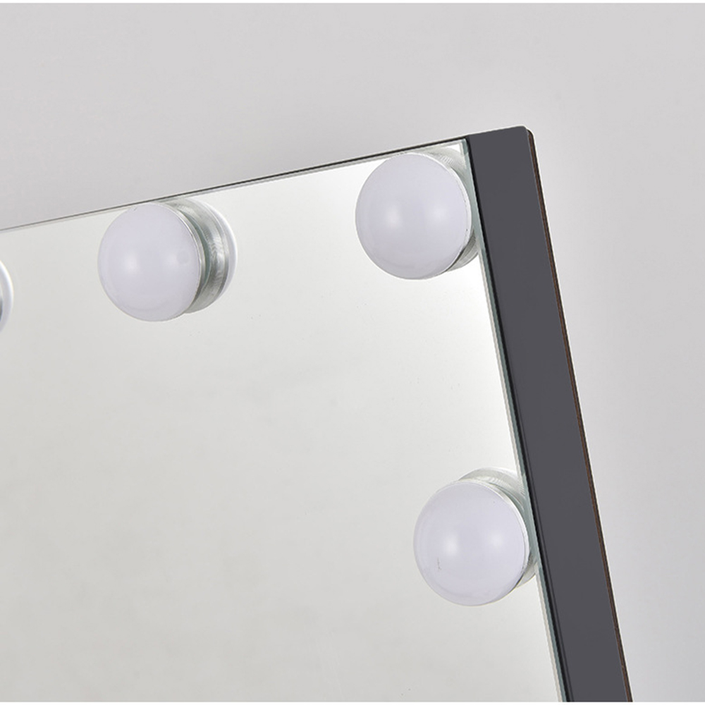 Morden Style Full Body Chorome Make Up Light Vanity Makeup Led Home Decor Hollywood With Lighting Mirror