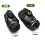 Adults 8x42 10x42 Mobile Phone Monoculars Waterproof for Hunting Camping