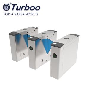 Wholesale Pedestrian Flap Barrier Turnstile For Indoor And Outdoor Security Management from china suppliers