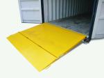 6.5T Forklift Container Ramp Metal Fabrication Parts Yellow Painting Surface