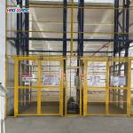 Yellow 2 Ton Hydraulic Residential Cargo Lift Electric Freight Lift Elevator