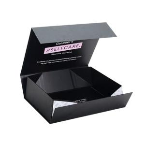 Wholesale Watch Black Foldable Paper FSC Collapsible Rigid Box Magnetic Closure Gift Box from china suppliers