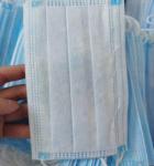 High Breathability Disposable Medical Mask , Disposable Face Mask Blue And White