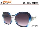 Newest Style 2017 plastic Fashionable Sunglasses ,UV 400 Protection Lens