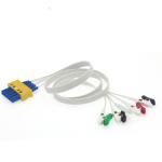 SIEMENS Drager Disposable ECG Cables 10 Pin Connector Distal 90cm Length