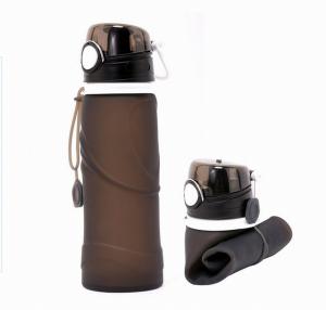Wholesale 750ml Collapsible Travel Water Bottle Food Grade Material Customized Logo from china suppliers