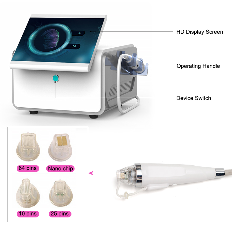 Commercial Skin Rejuvenation Beauty Rf Microneedle Rf Machine