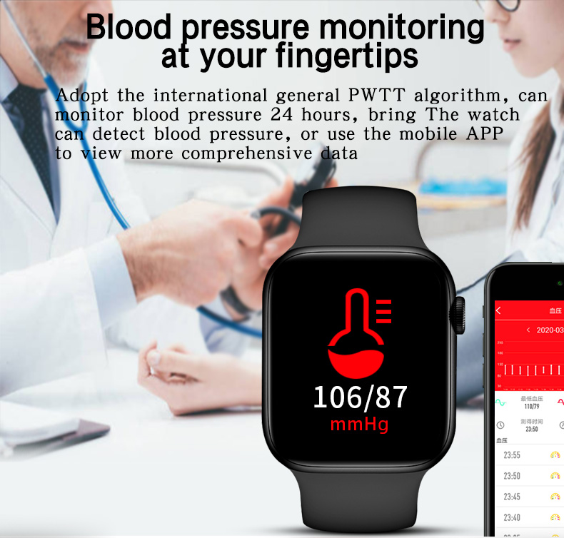 HL22PRO Smart Watch Zinc Alloy 3.7V 220mAh Customized Temperature Measurement