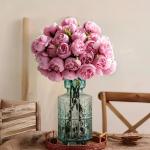 Simulated Flower Tea Rose Decoration Project Outdoor Manufacturer Wholesale Fake