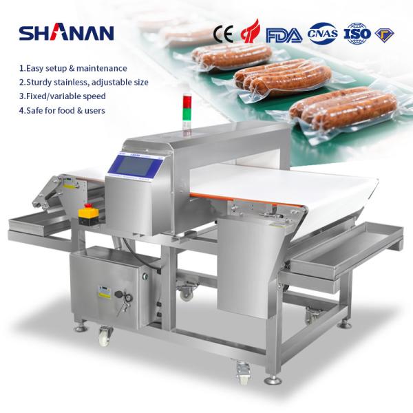Industrial Factory Barbecue Meat Food Safety Conveyor Automatic Rejection Metal