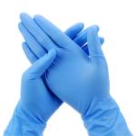4 Mil Disposable Medical Nitrile Gloves , FDA510K Disposable Powder Free Nitrile