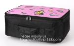 Promotional Male Wash Bags Custom Logo Make Up Waterproof Canvas Leather Makeup