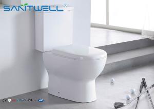 Wholesale Two piece Close Coupled Toilet bowl watermark dual flush valve from china suppliers