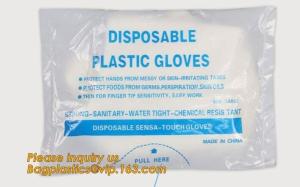 Wholesale Transparent clear pe gloves disposable food bbq gloves HDPE factory price,Supplier for one time use plastic PE gloves from china suppliers