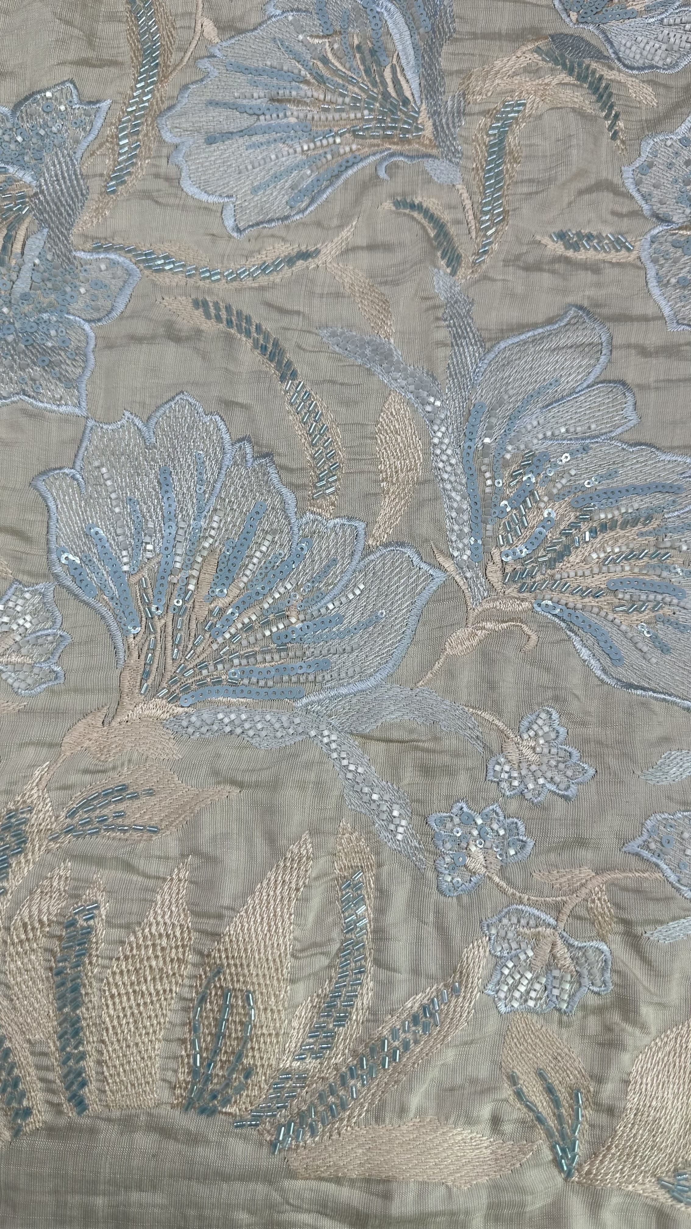East Culture Embroidered Sequin Fabric For Evening Party Company Occasion Show