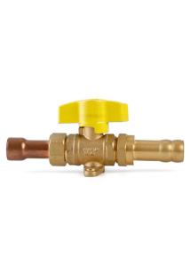 Wholesale Nontoxic Weatherproof Gas Valve Brass , Antirust Brass Gas Shut Off Valve from china suppliers