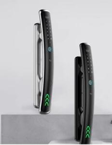 Wholesale Real Fingerprint Identification Intelligent Door Lock Panel Radian Design from china suppliers