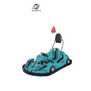 Wholesale 1 Seat Kiddie Rides Machine 3-10 Years Old Super Cool 24V 40A Electric Fiberglass Steel Go Kart from china suppliers