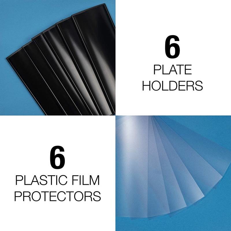 Rustproof Aluminium Door Sign Holders Adhesive Door Nameplate Holder