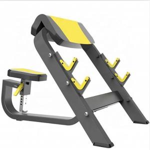 Wholesale Freeman Commercial Gym Fitness Equipment Strong Steel Plate Bench Press Seated Preacher Curl Rack Fitness Exerciser Weight Bench from china suppliers
