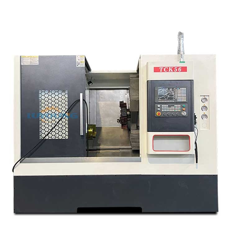 TCK56 7.5kW Lathe Slant Bed CNC Machine 500mm Swing 650mm Over Bed